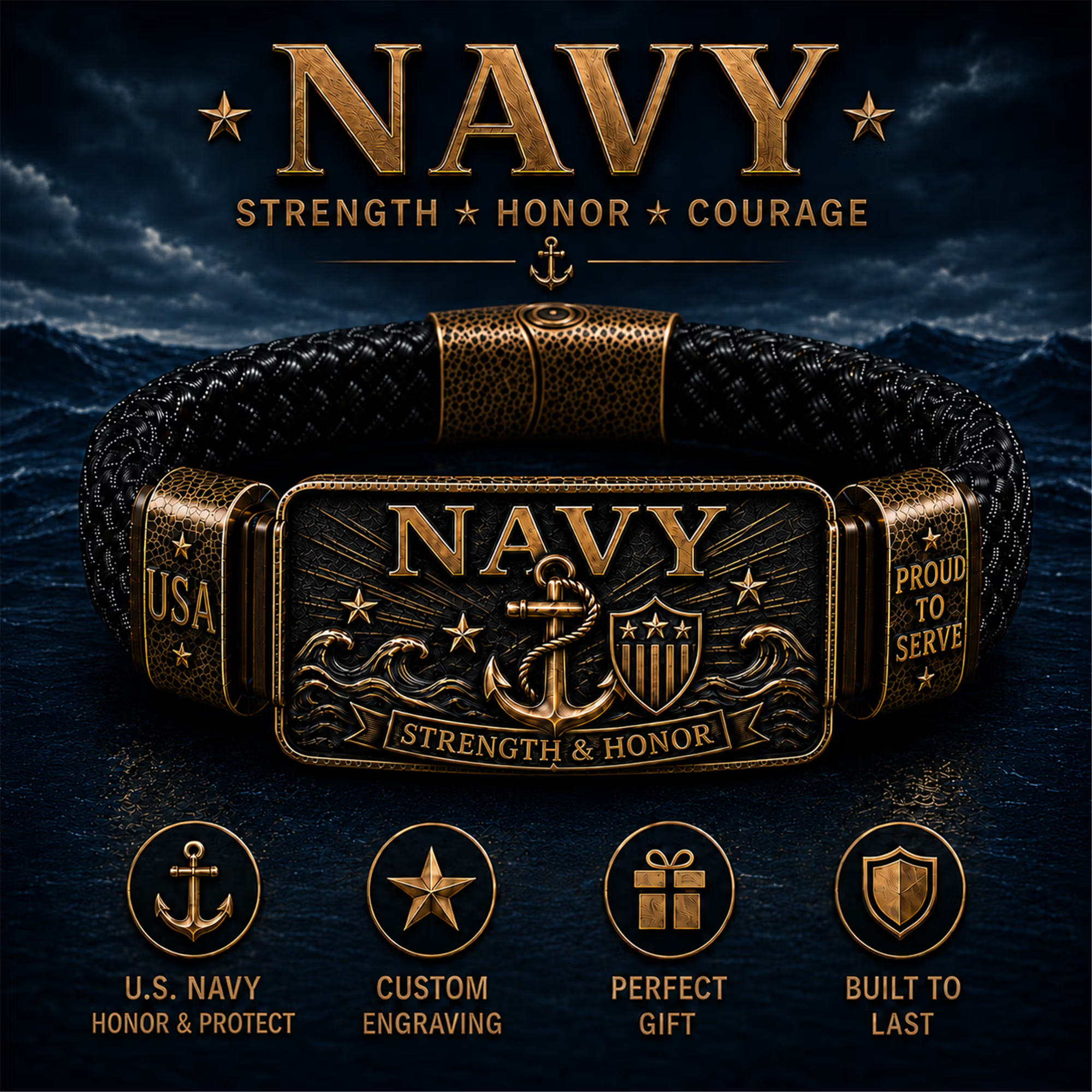 🔥Last Day 49% OFF🦅USA 250TM Freedom Legacy Bracelet (1776–2026)