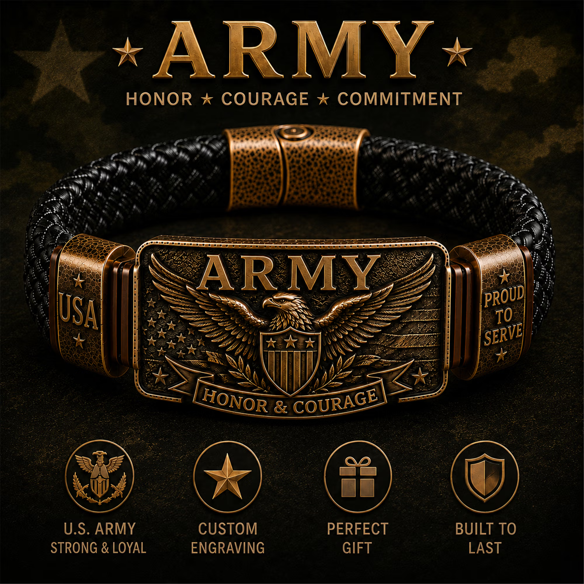 🔥Last Day 49% OFF🦅USA 250TM Freedom Legacy Bracelet (1776–2026)
