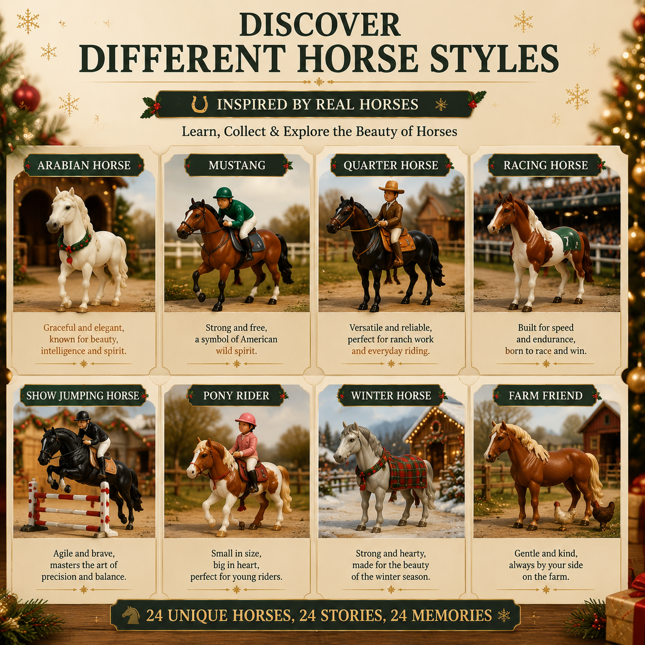 Christmas Horse Advent Calendar – 24 Days of Horse Friends additional product view