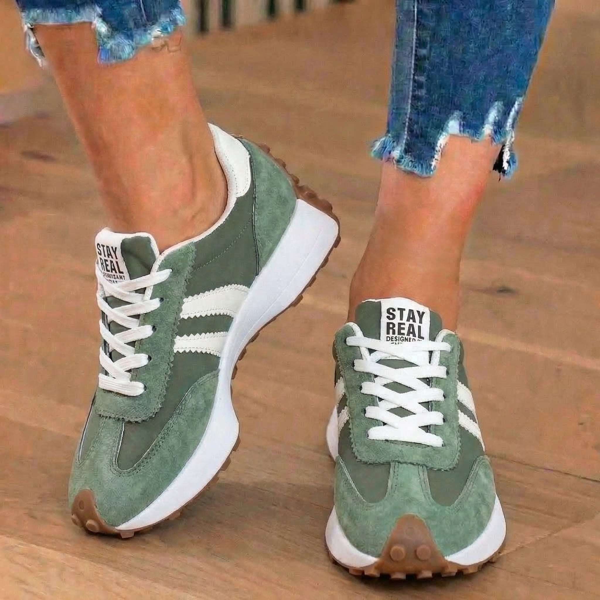 Classic  sneakers with a timeless style.