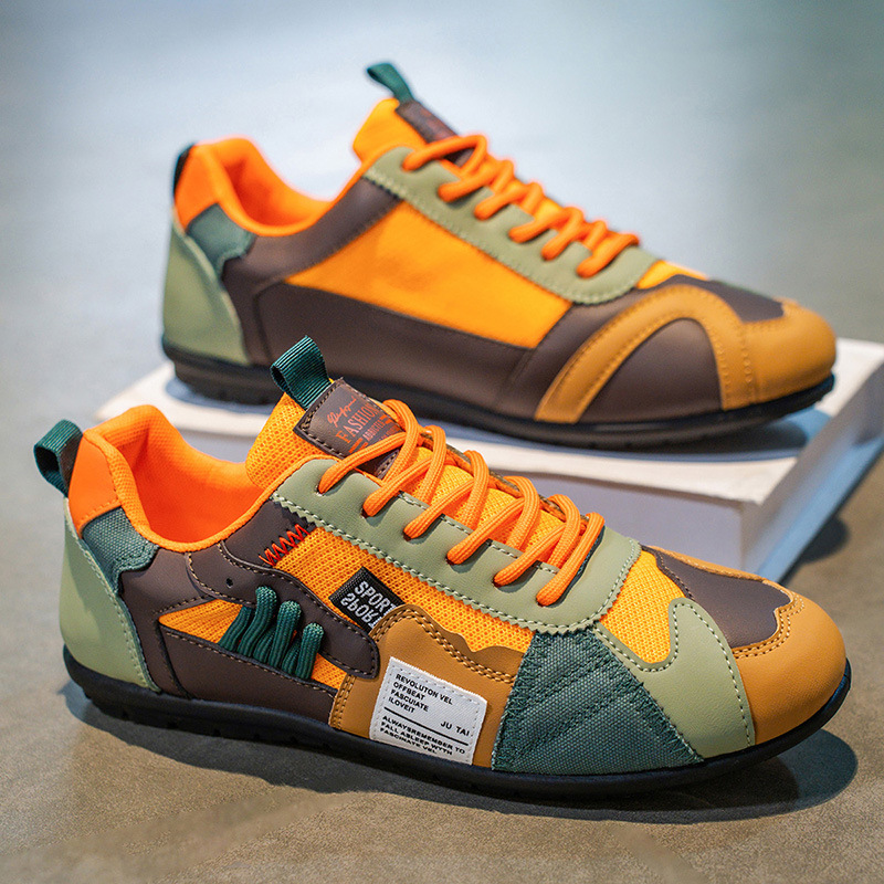 Men's Patchwork Street Sneakers
