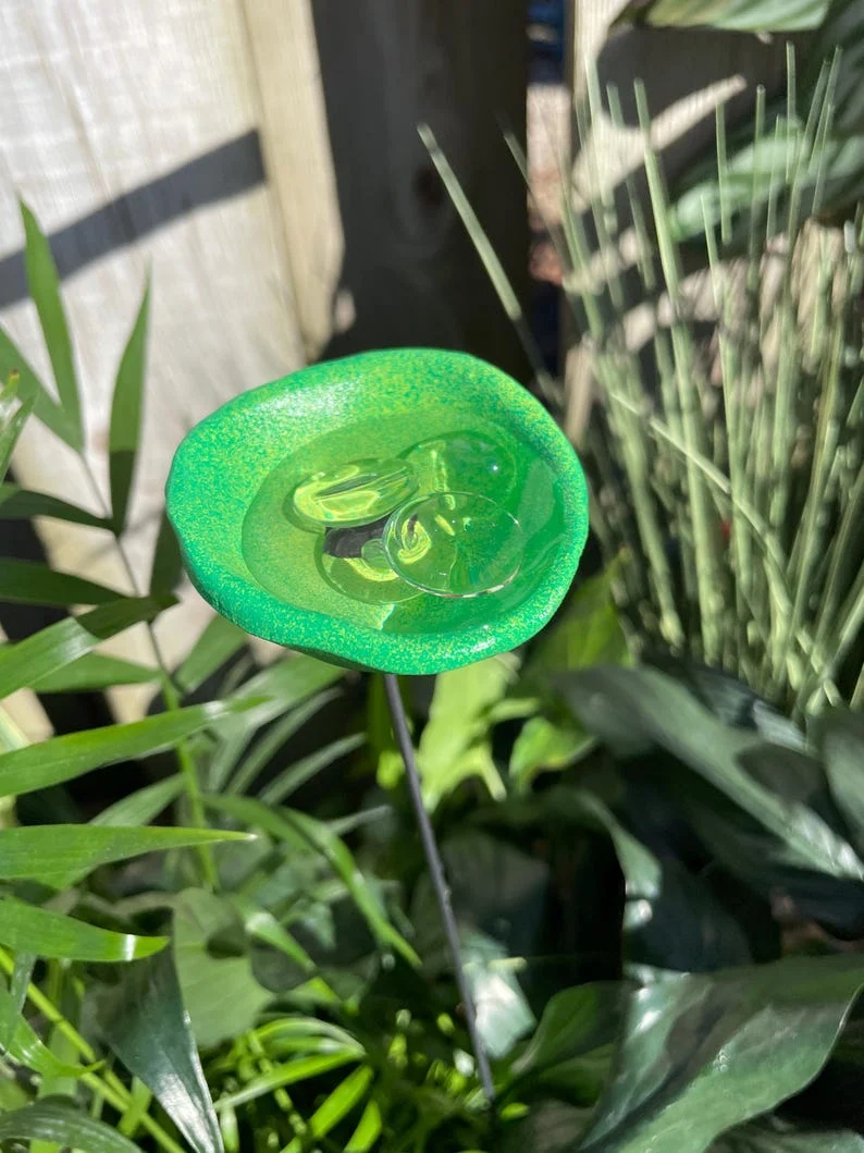 🔥Handmade Bee Watering Station, Butterfly Puddler, Hummingbird Drinking Cups 