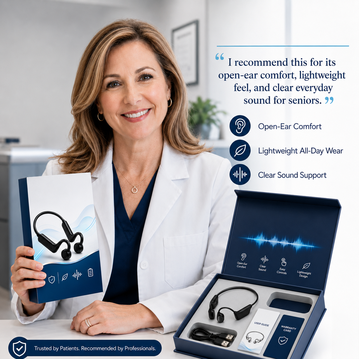 💖💥Limited-time offer! 🔥Bone Conduction Hearing Aids