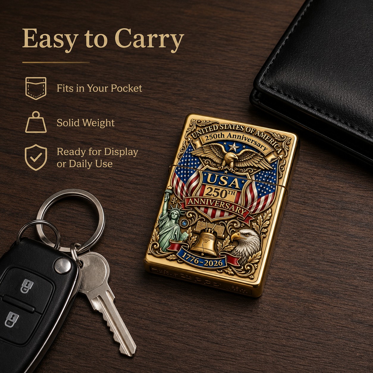 🗽Limited Edition 1776–2026 Semiquincentennial Commemorative Lighter