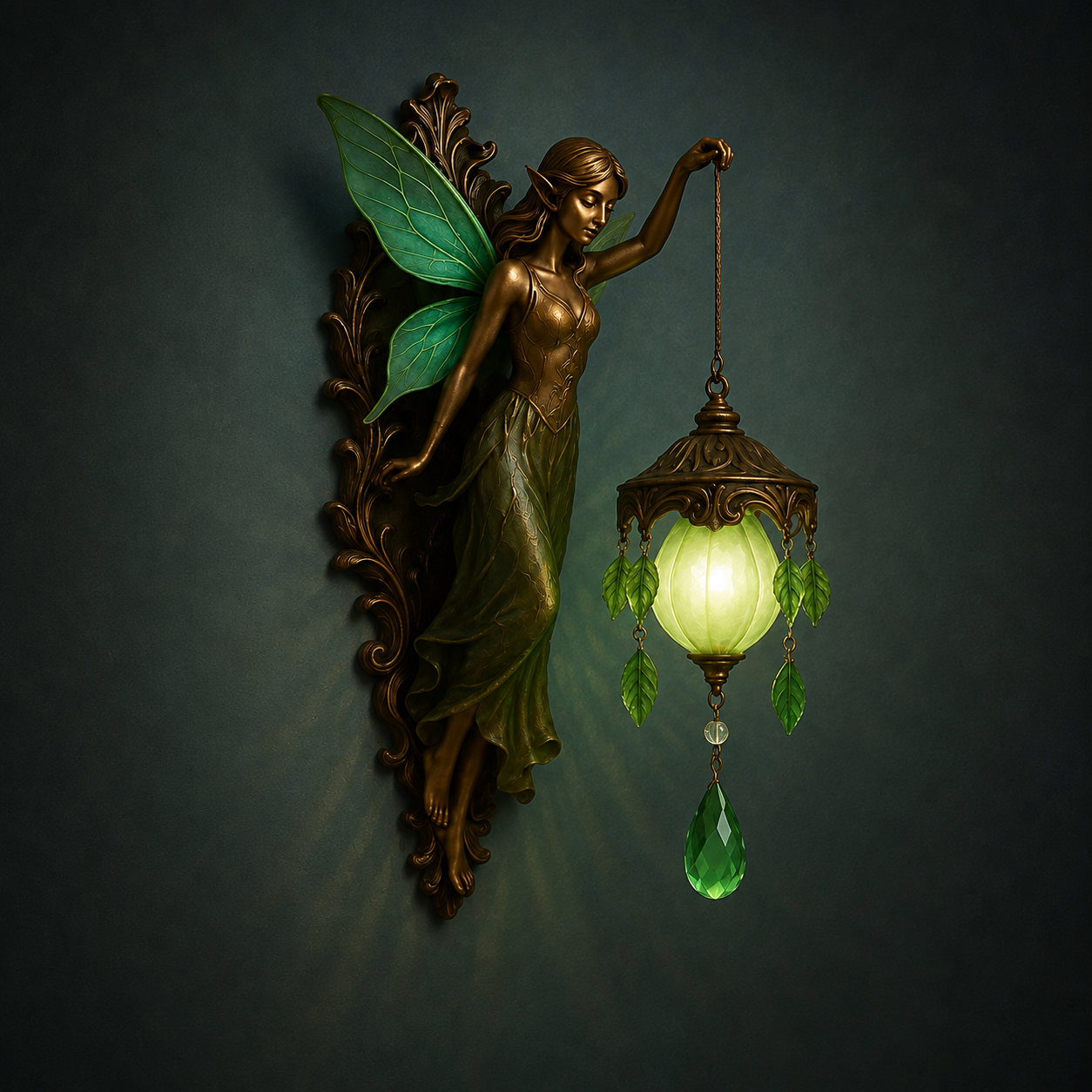 🧜‍♀️ Vintage Mermaid Glow Wall Lamp – Magical Ocean-Inspired Night Light  ✨