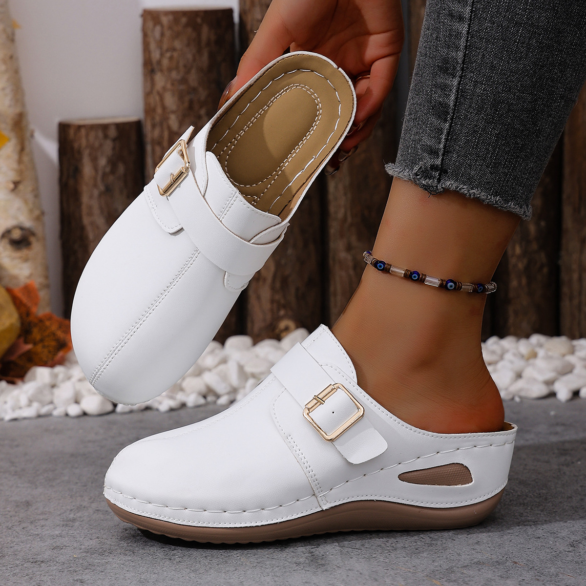 Women’s Summer Sandals – Lightweight Comfortable Slip-On Holiday Shoes