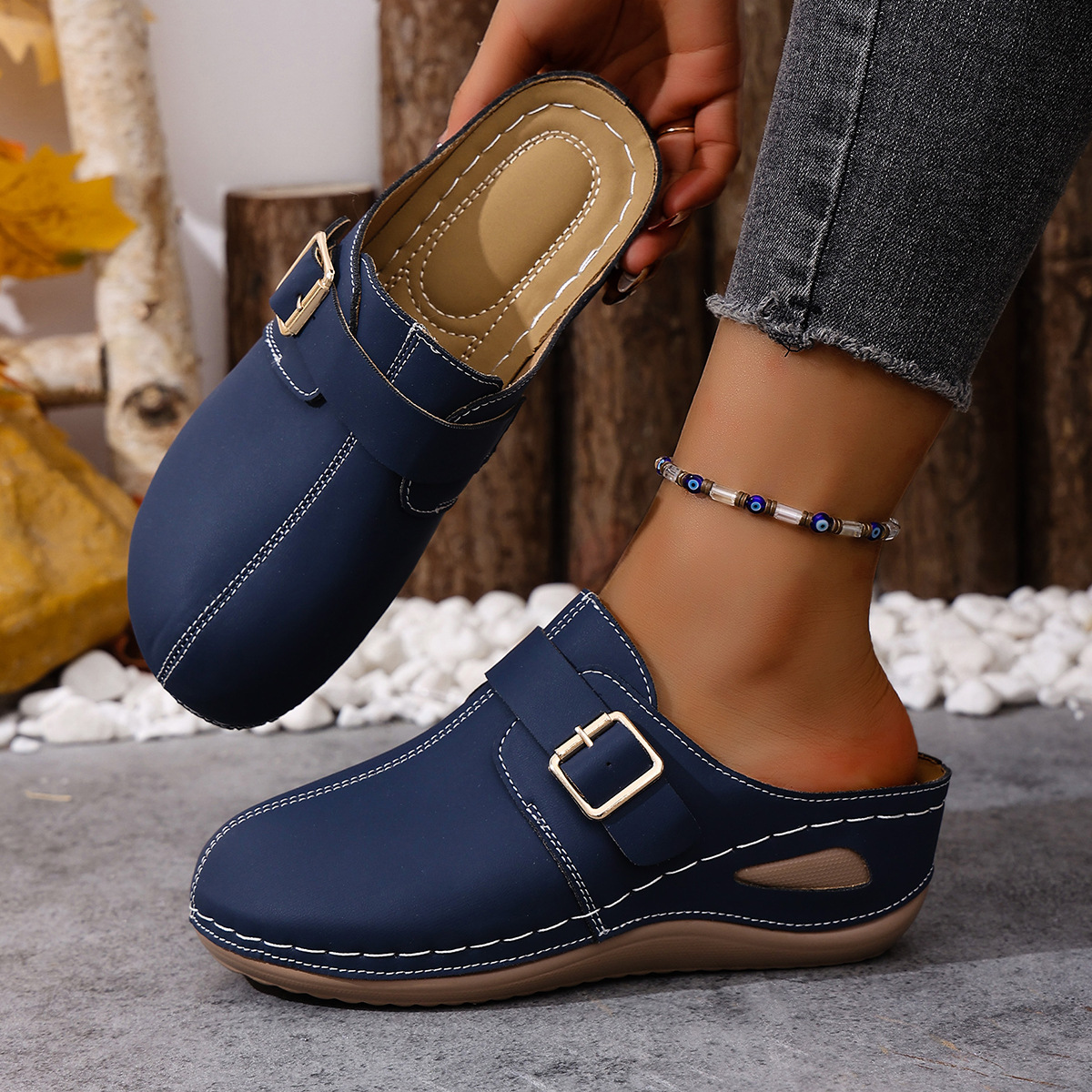 Women’s Summer Sandals – Lightweight Comfortable Slip-On Holiday Shoes