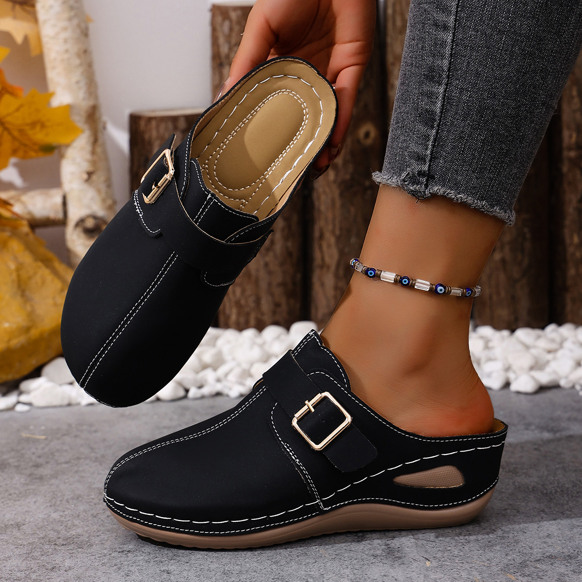 Women’s Summer Sandals – Lightweight Comfortable Slip-On Holiday Shoes