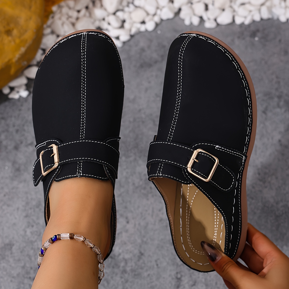 Women’s Summer Sandals – Lightweight Comfortable Slip-On Holiday Shoes