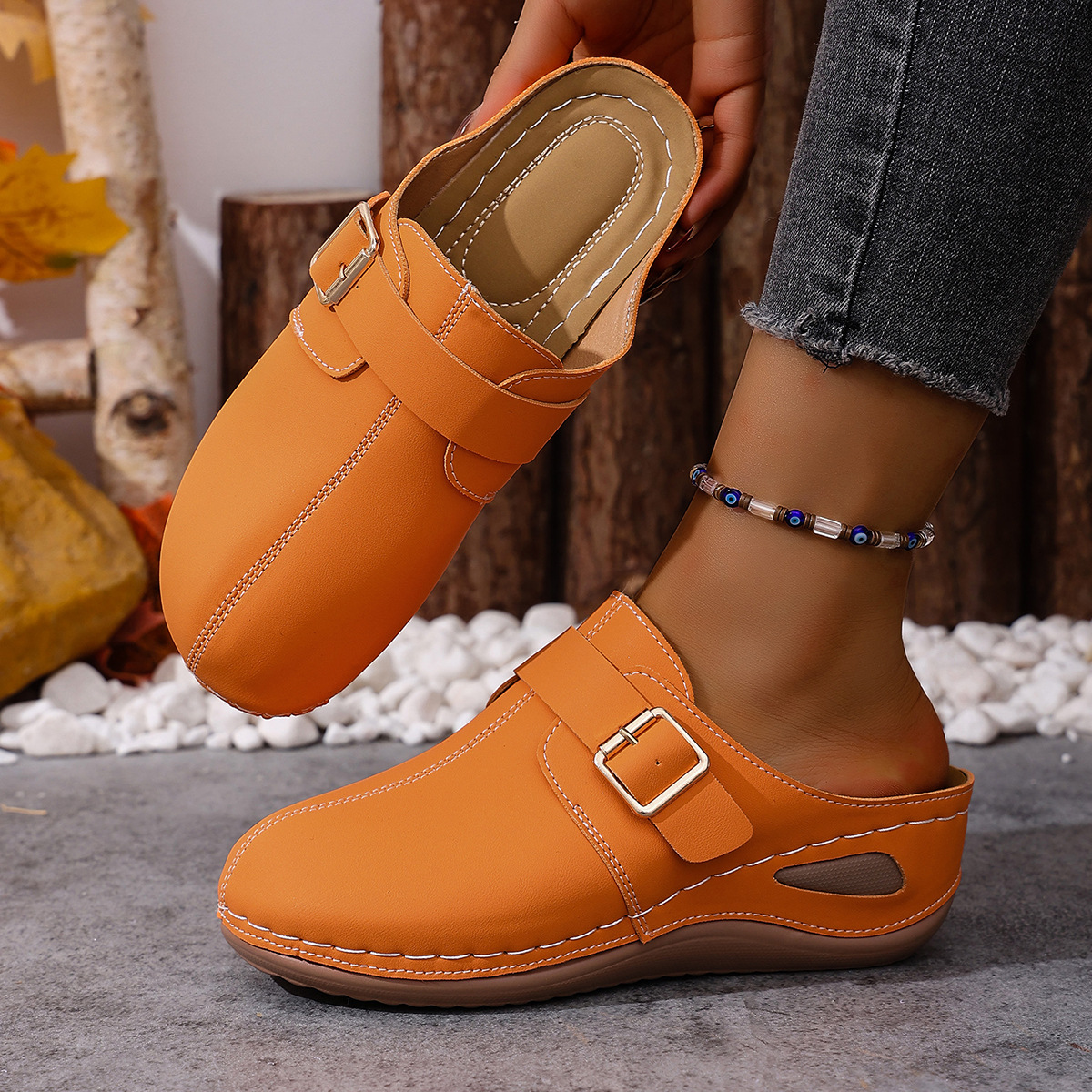 Women’s Summer Sandals – Lightweight Comfortable Slip-On Holiday Shoes