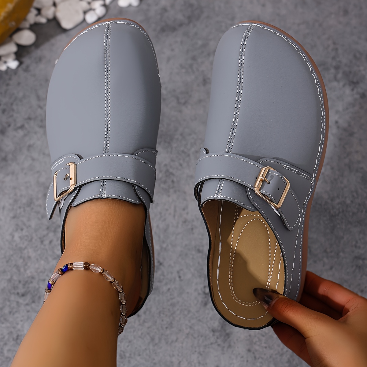 Women’s Summer Sandals – Lightweight Comfortable Slip-On Holiday Shoes