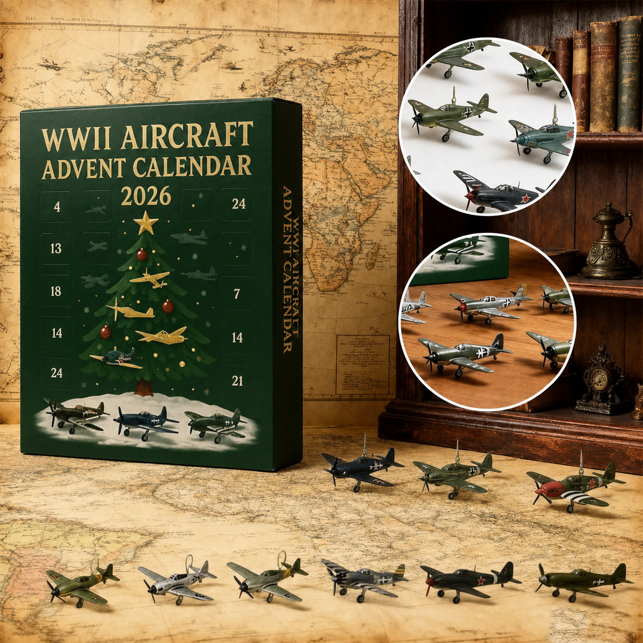 2026 Aircraft Advent Calendar – World War II Plane Collection additional product view
