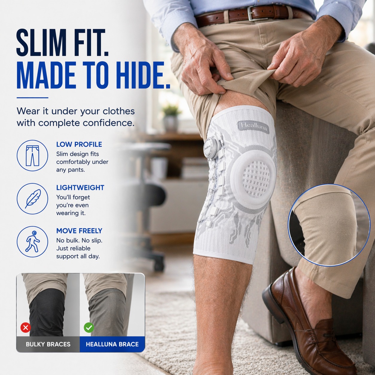 KneeFlex Pro Adjustable Compression Knee Brace