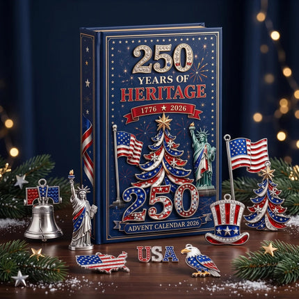 250 Years of Heritage Advent Calendar Christmas display