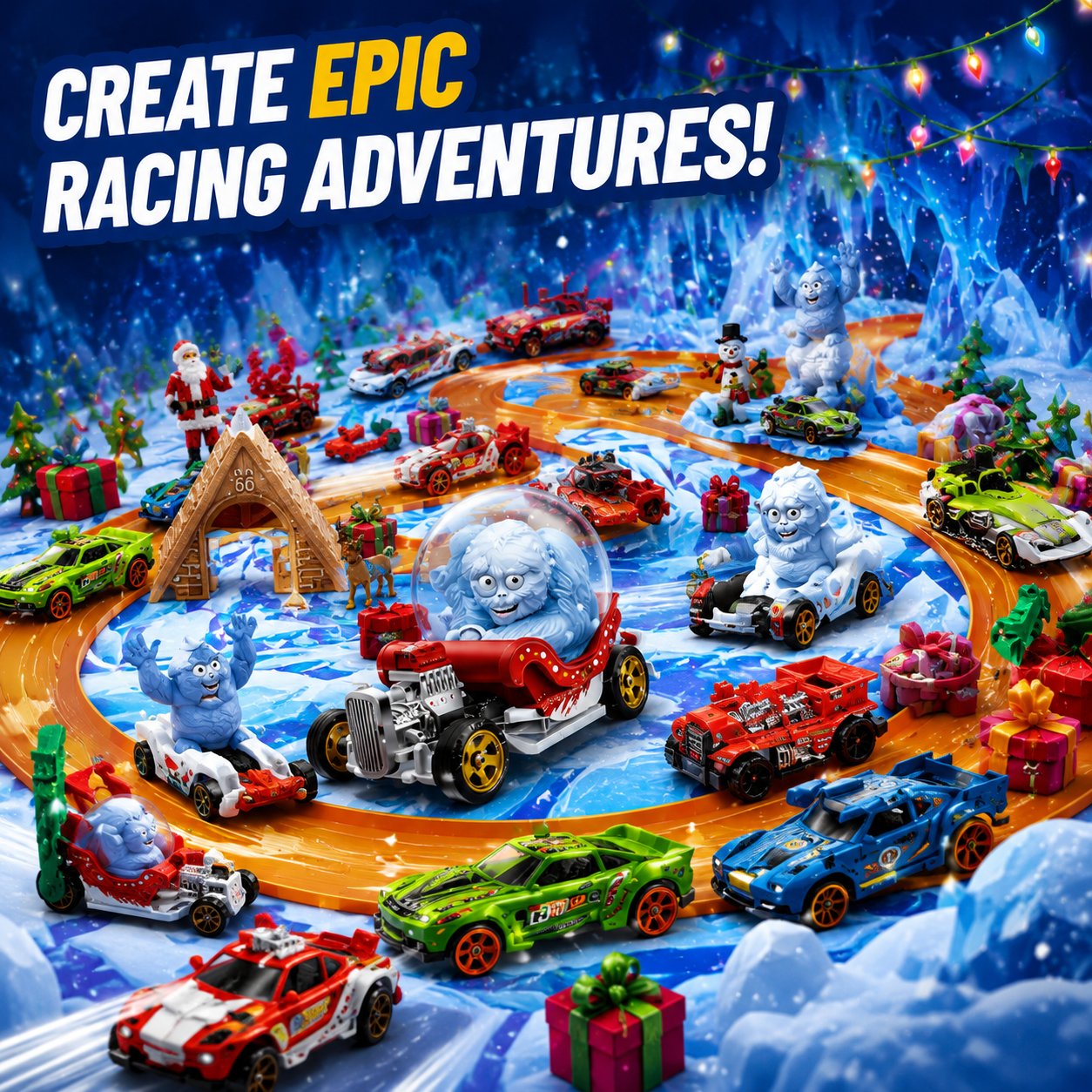 Holiday racing car advent calendar collectible vehicle