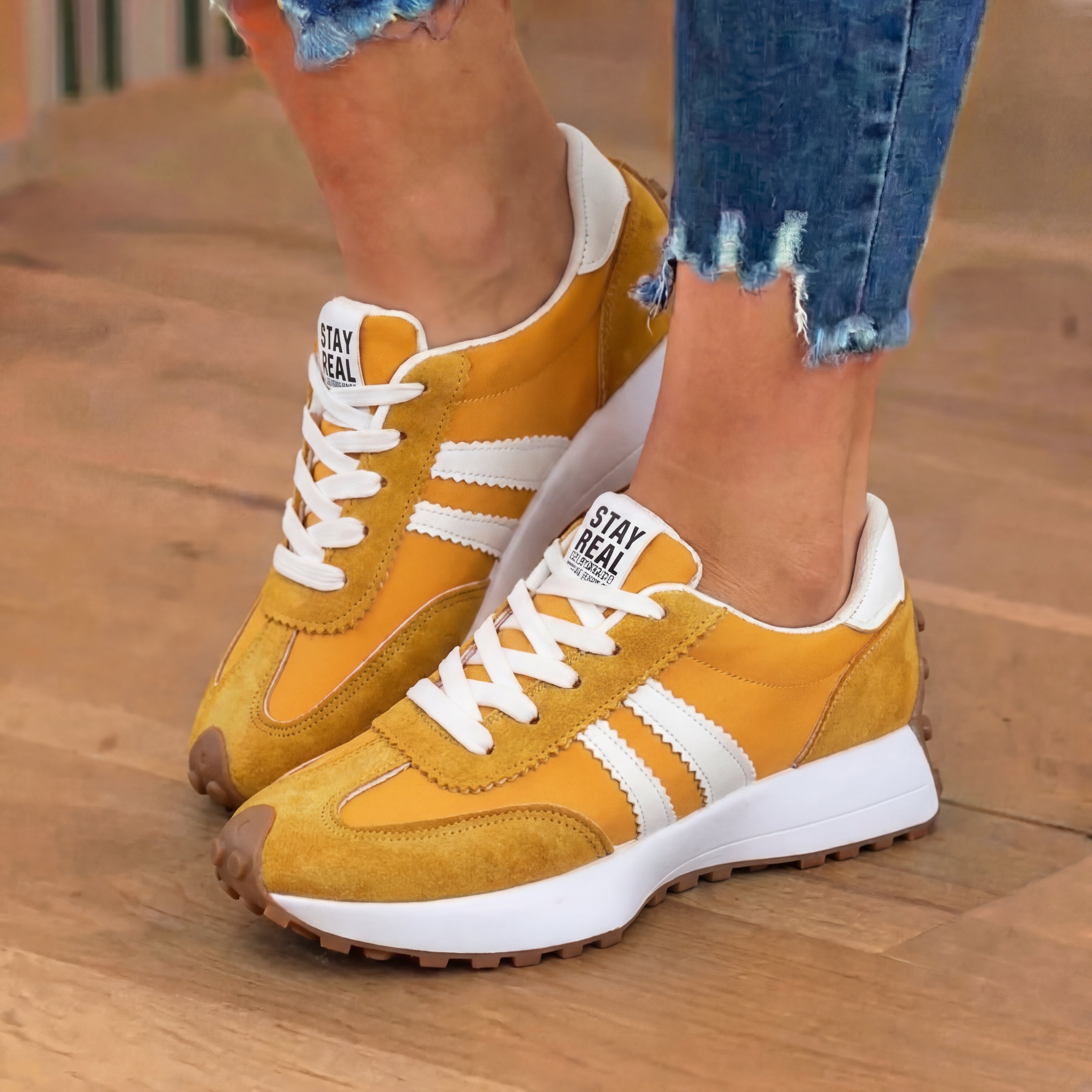 Classic  sneakers with a timeless style.