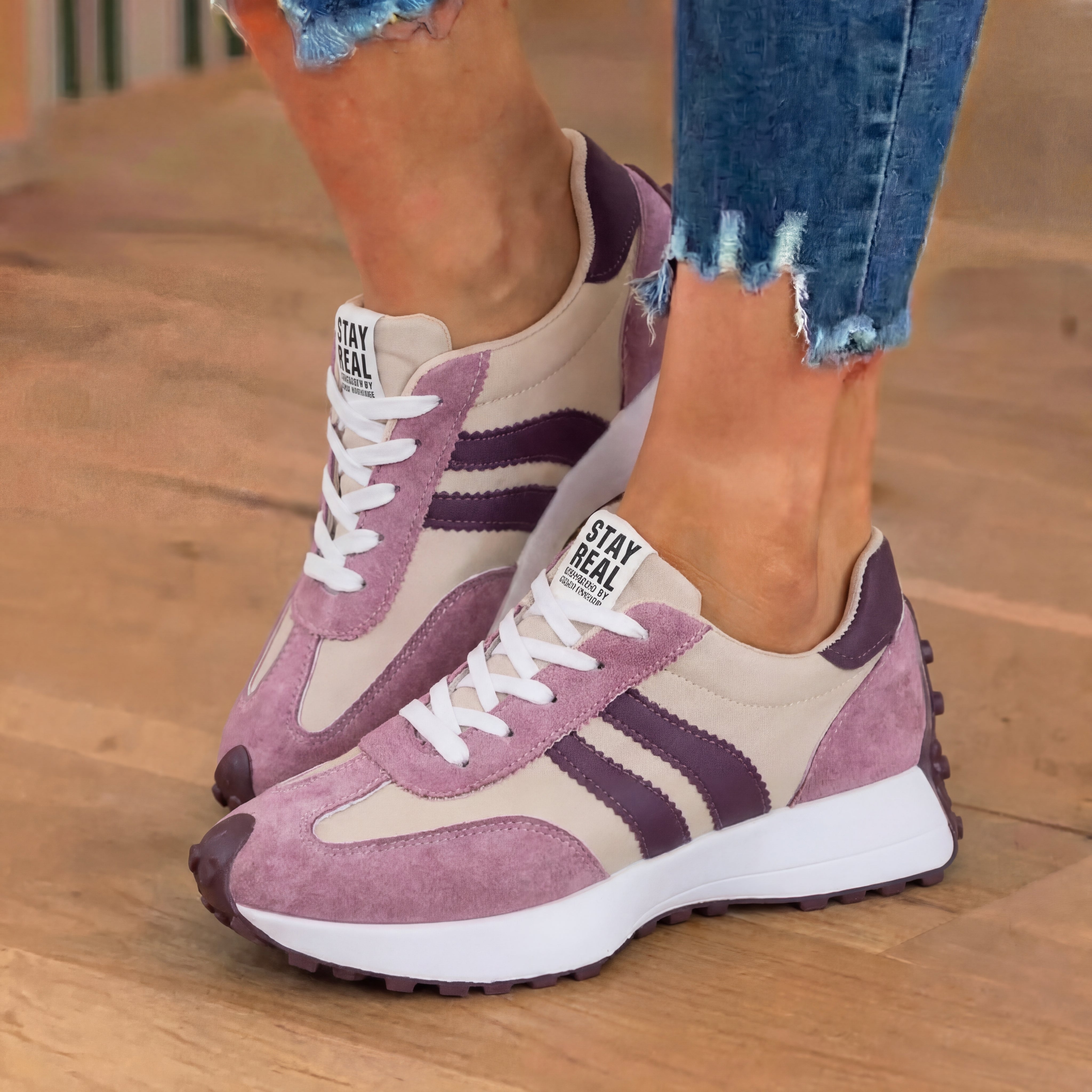 Classic  sneakers with a timeless style.