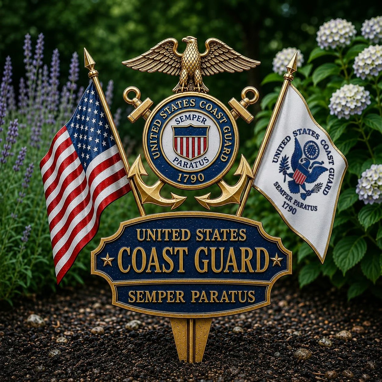 🏆Last Day Promo: 49% OFF 🎖️-US Marine Corps Semper Fidelis Tribute Garden Stake