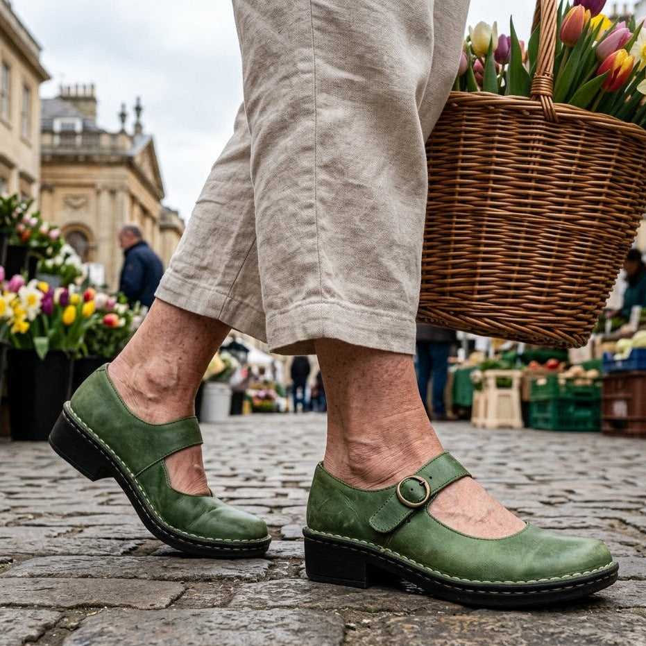 Cushioned Comfort Mary Jane Shoe