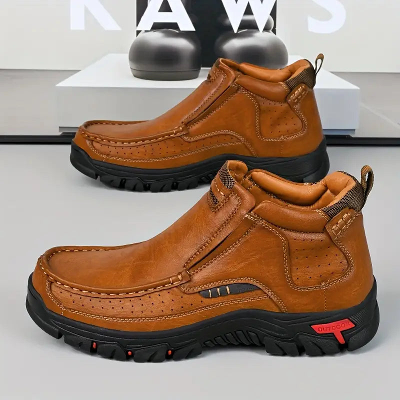  Waterproof Non-Slip Ankle Boots – Soft Comfort & Orthopedic Support