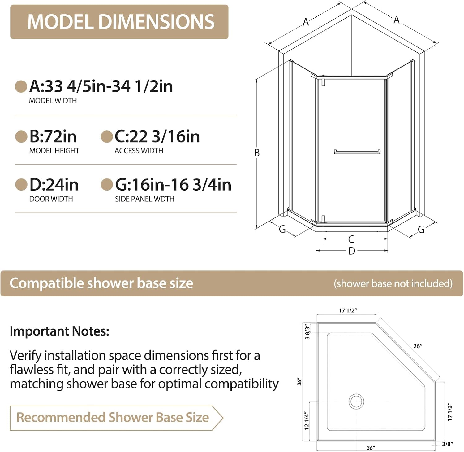 Corner Shower Doors