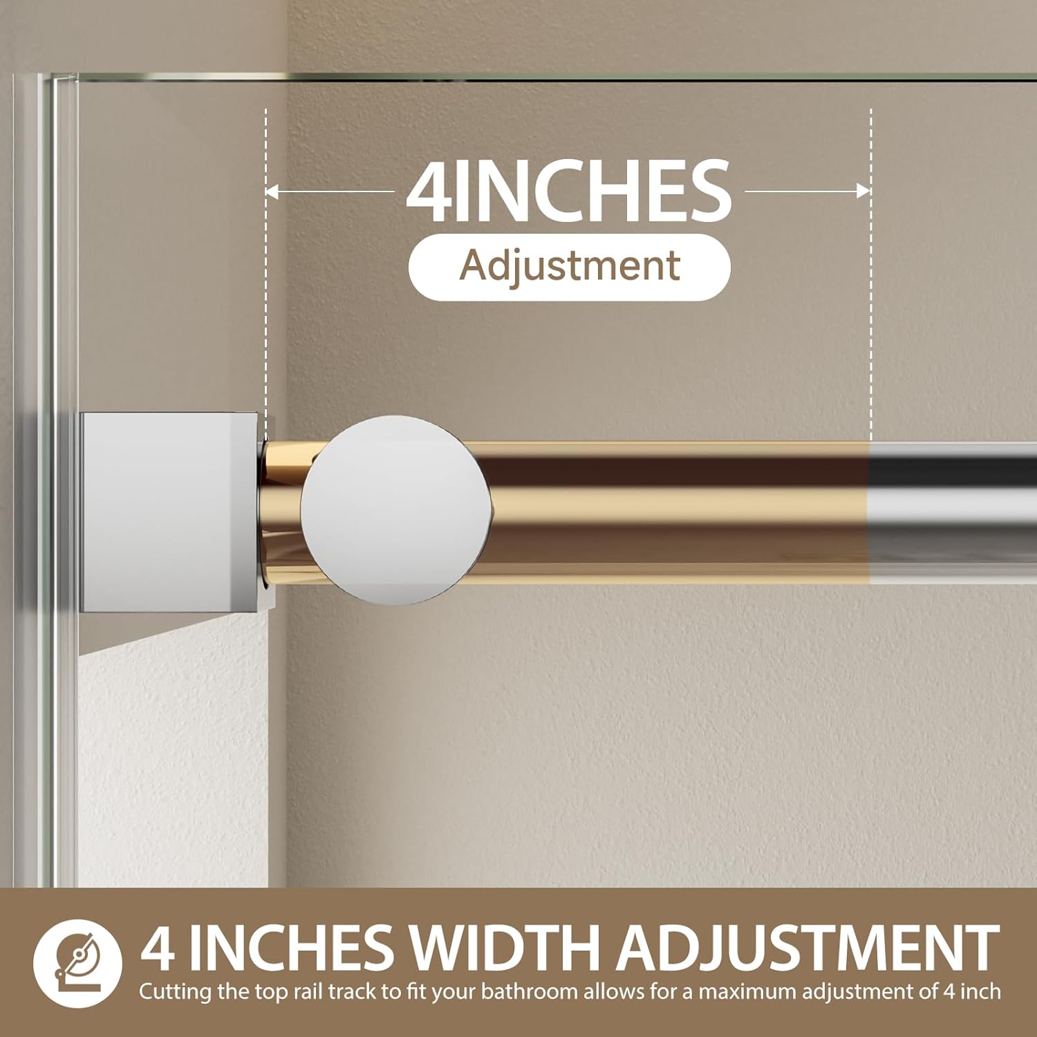 Frameless Bathtub Sliding Shower Door