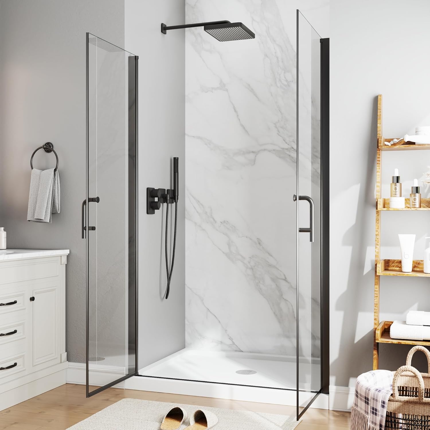 Pivot Swing Glass Shower Door