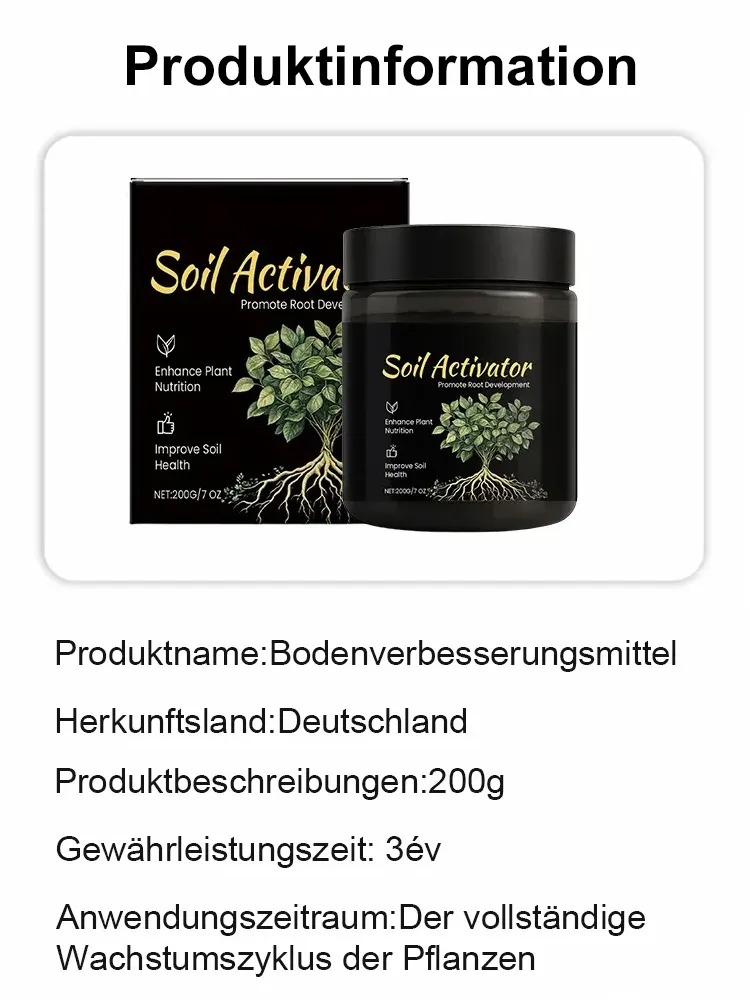 +30% Keimrate】Premium Bodenaktivator – Gegen gelbe Blätter, für maximale Ernte!