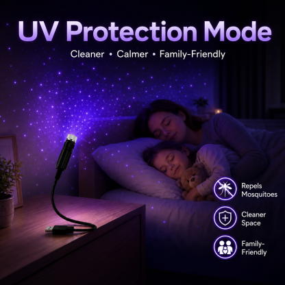 5D Spatial Galaxy Projector & Smart Ambient Protection System