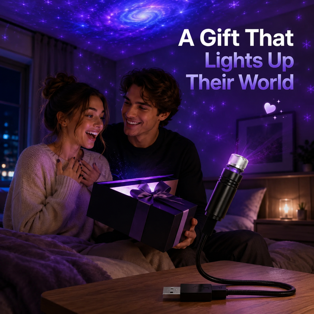 5D Spatial Galaxy Projector & Smart Ambient Protection System
