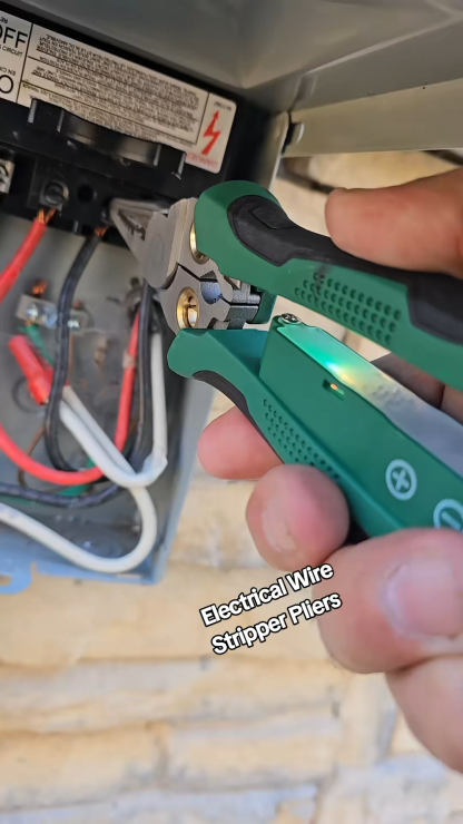 【All-in-One!】 Foldable Voltage Tester, Screwdriver, and Wire Stripper.