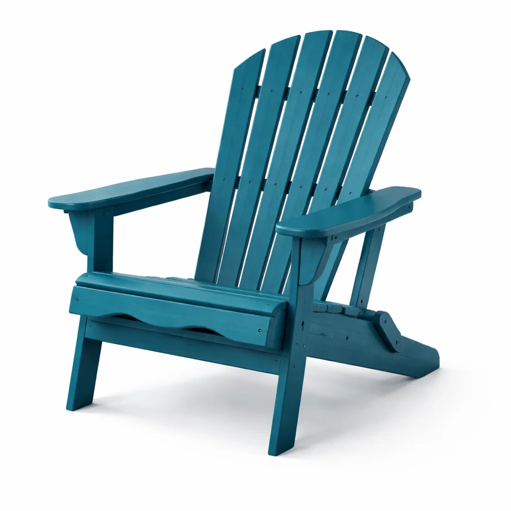 Adirondackstuhl Holz Türkis 90x75x90 cm
