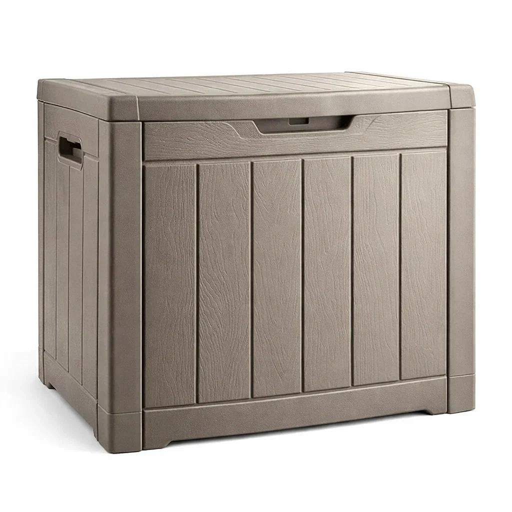 Aufbewahrungsbox Kunststoff Braun 57x45x57 cm