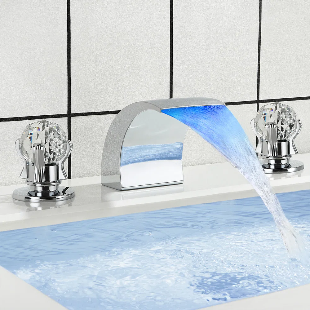LED Light Bathroom Sink Faucet
