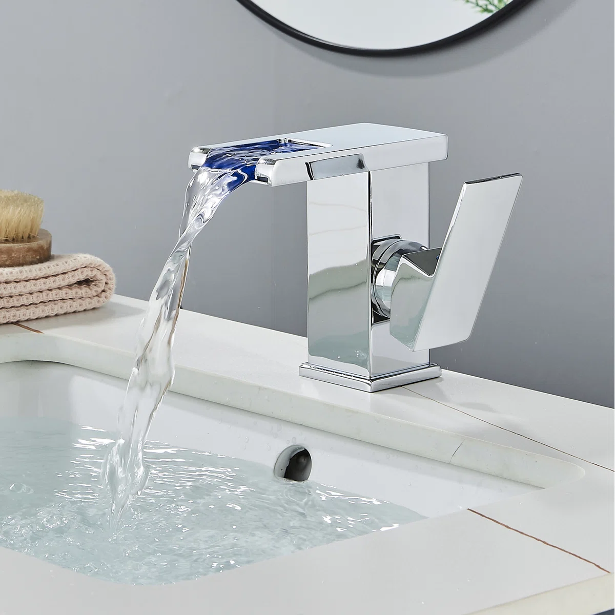 Single-Hole Single-handle Bathroom Faucet