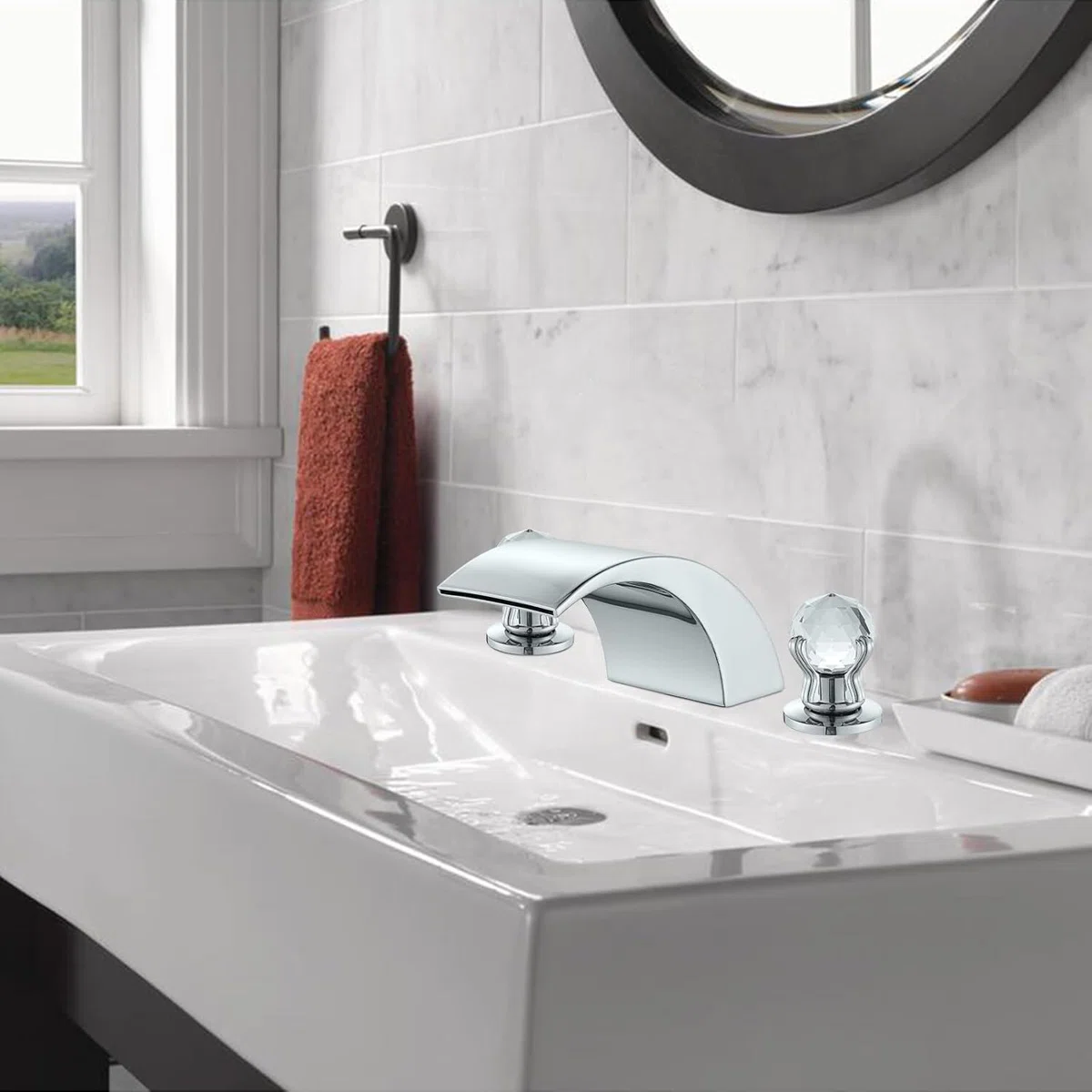 Widespread 2-handle Bathroom Faucet
