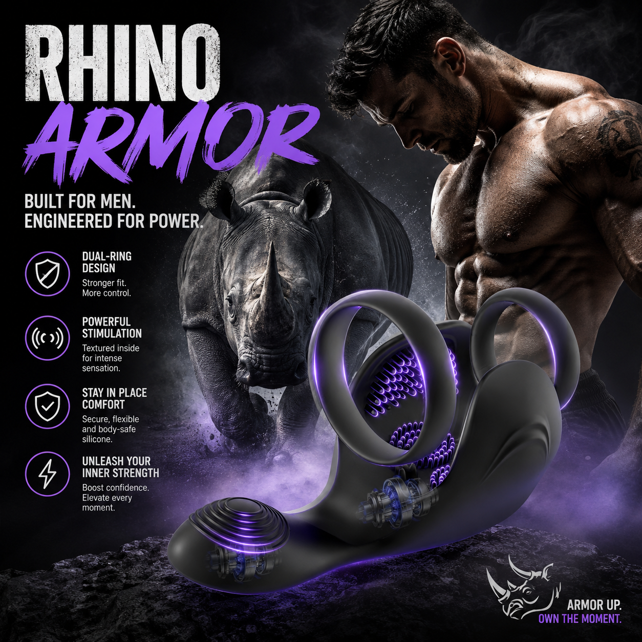 🔥2026 Built Strong: Delay/Fully Engorged-🦏Rhino Armor