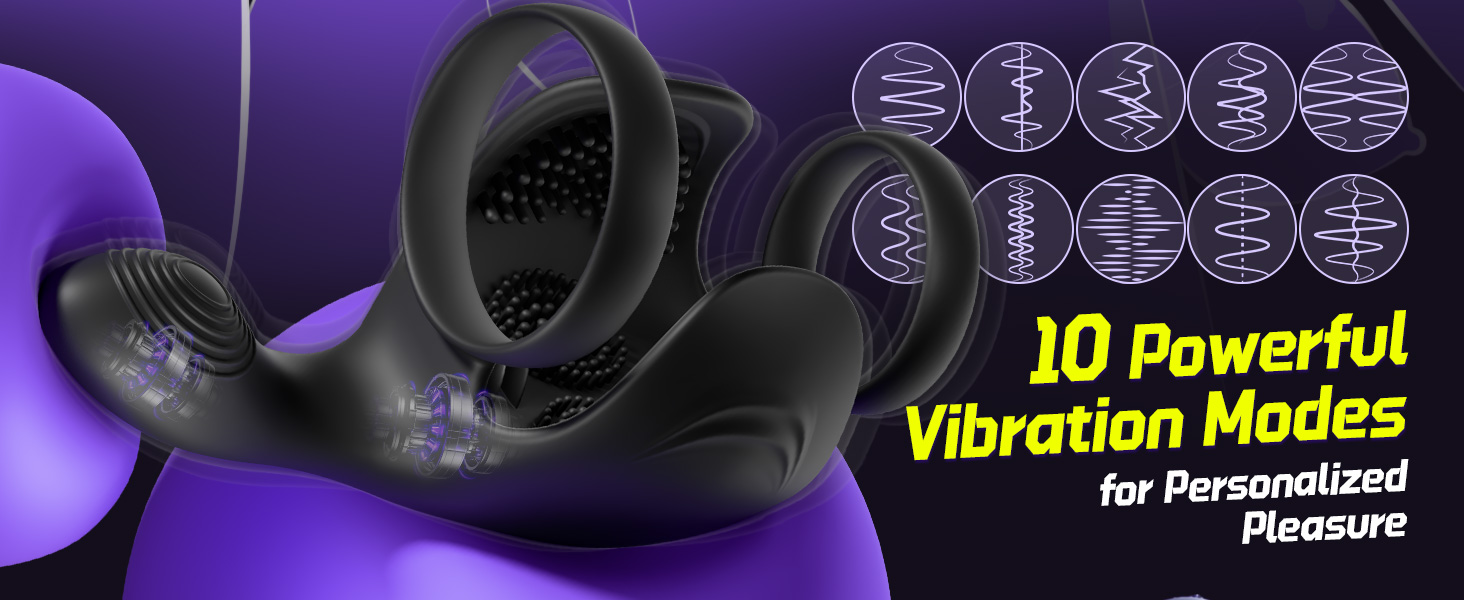 Strongly vibrating double rings