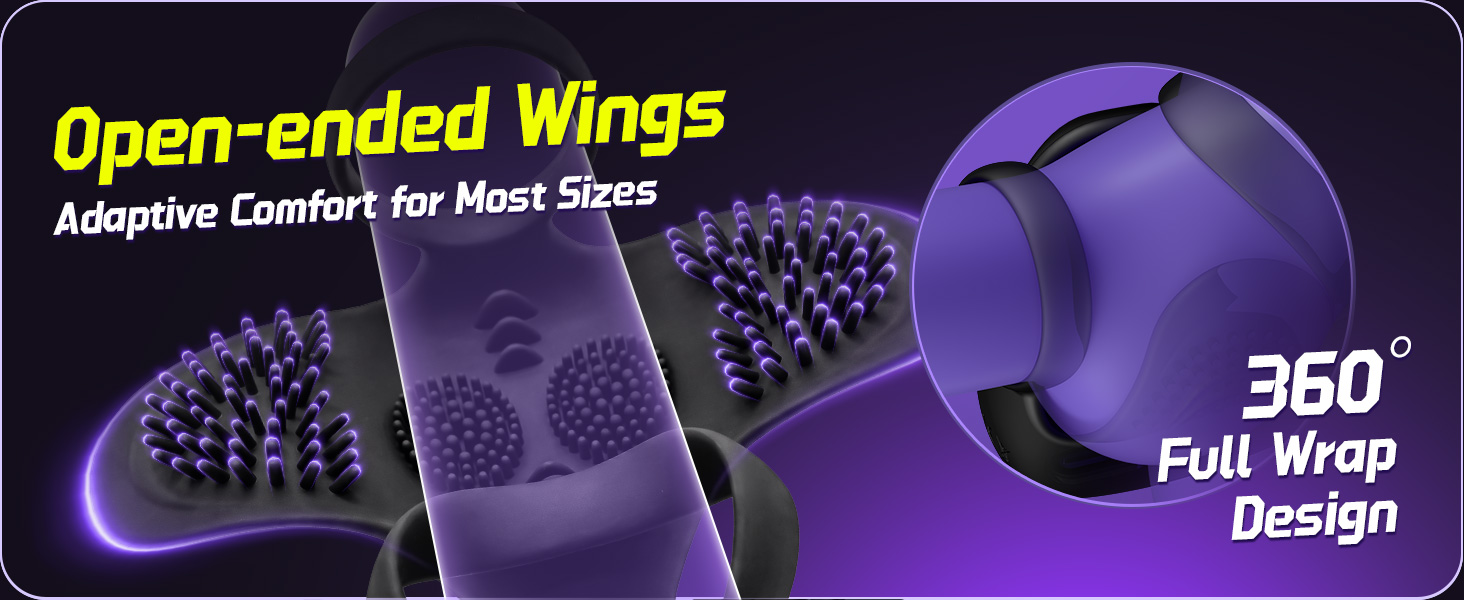 Open Wings and Expanded Size