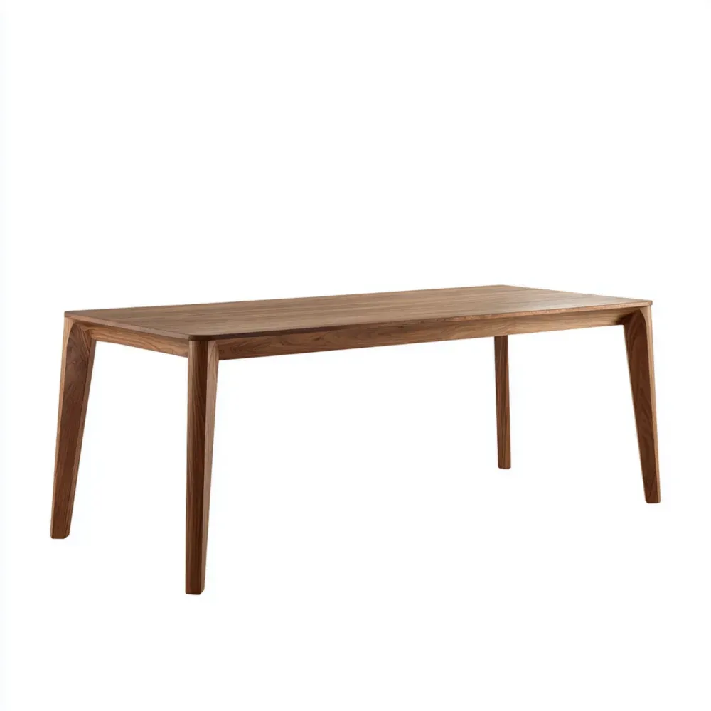 Mesa de comedor 200x90x75 cm – Madera de Nogal – Diseño contemporáneo