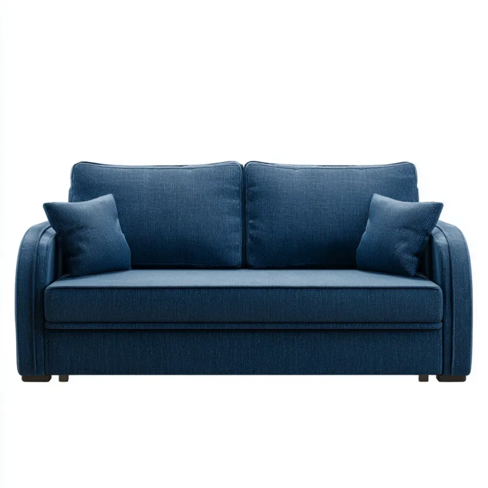 Sofá de tela 180x85x80 cm – Azul – Diseño moderno