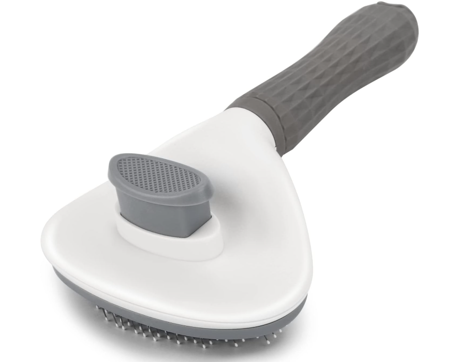 Dog Cat Bunny Pet Grooming Shedding Brush - Easy to Remove Loose Undercoat, Pet Massaging Tool Suitable for Pets with Long or Short Hai