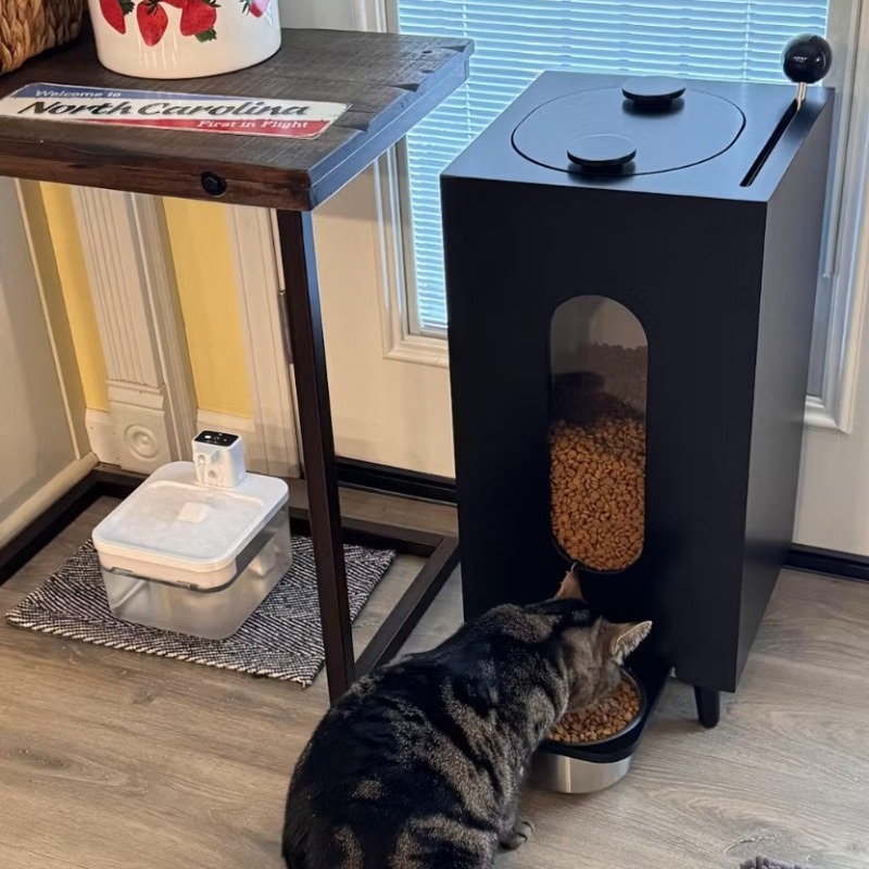 5L Automatic Pet Feeder with HD Camera, Smart App Control, 1-15 Meals/Day, 1-99 Portions, 10s Voice Recorder for Cats & Dogs