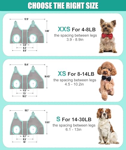 Kkiimatt Dog Grooming Hammock with Nail Grooming Kit - Adjustable Pet Sling for Small Medium Dogs & Cats, Safe & Secure Harness for Nail Trimming, Bathing & Grooming