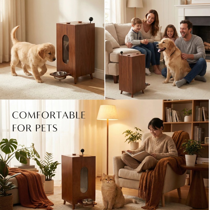 5L Automatic Pet Feeder with HD Camera, Smart App Control, 1-15 Meals/Day, 1-99 Portions, 10s Voice Recorder for Cats & Dogs