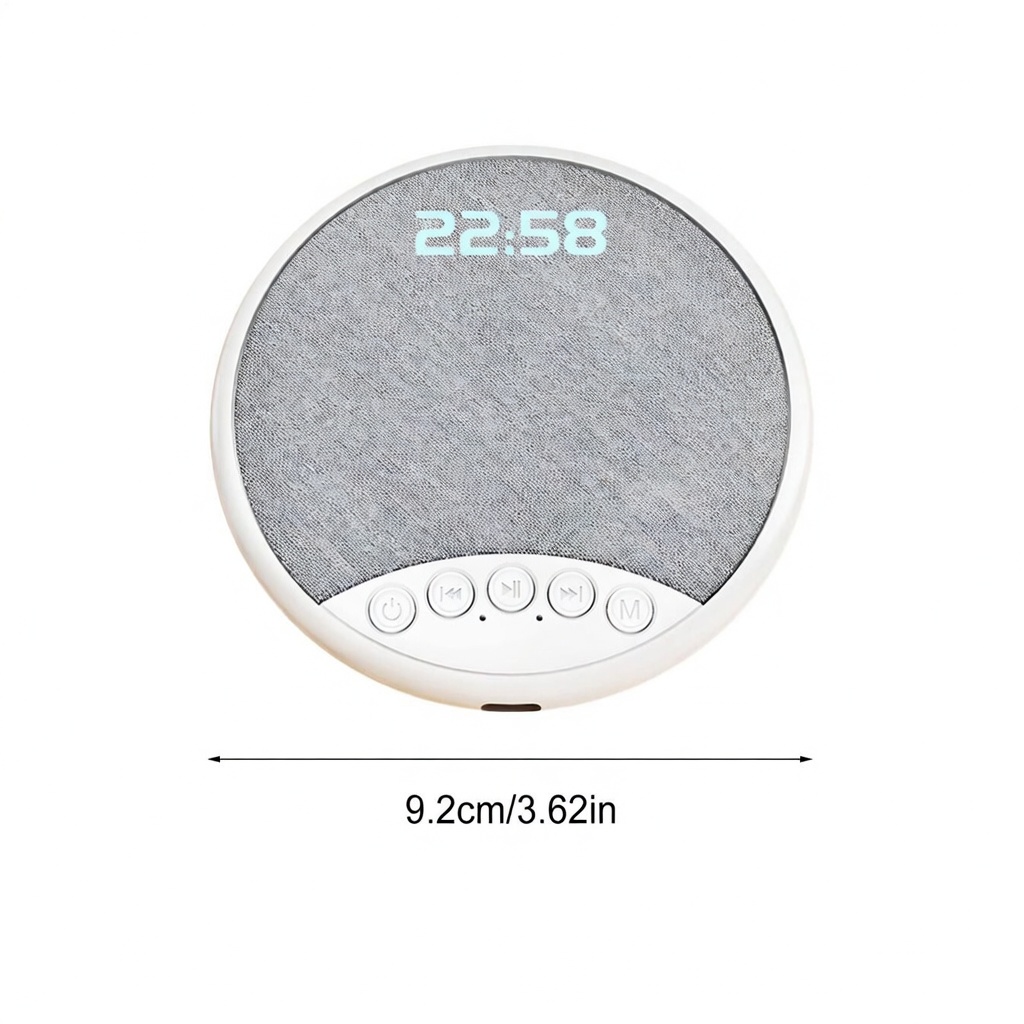 Multifunctional Digital Alarm Clock with Bluetooth Speaker – Music, Audiobooks & White Noise for Bedside Use