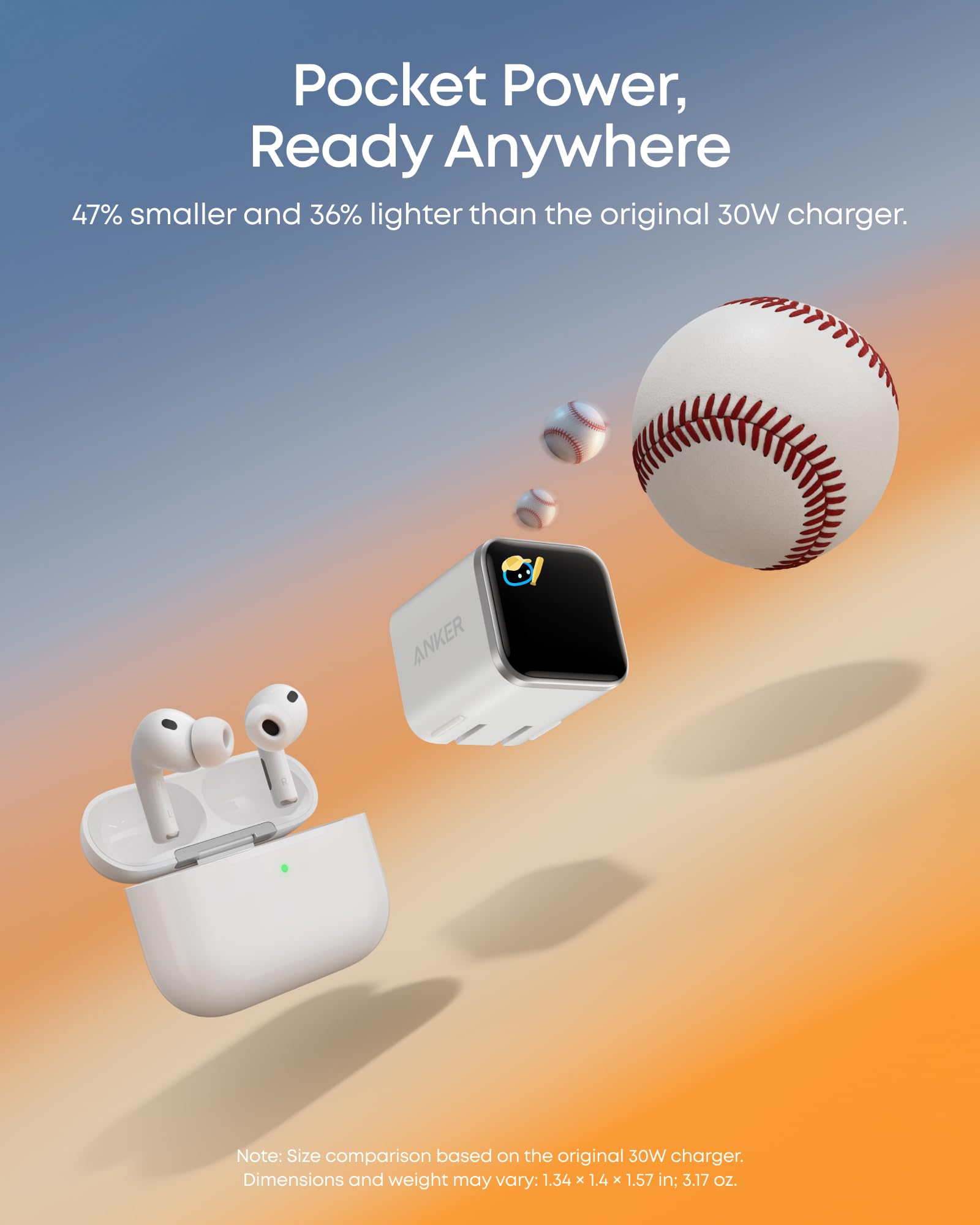 Introducing the Anker Smart Display Charger – where technology meets intuitive design. This isn't just a charger; it's your personal power companion.