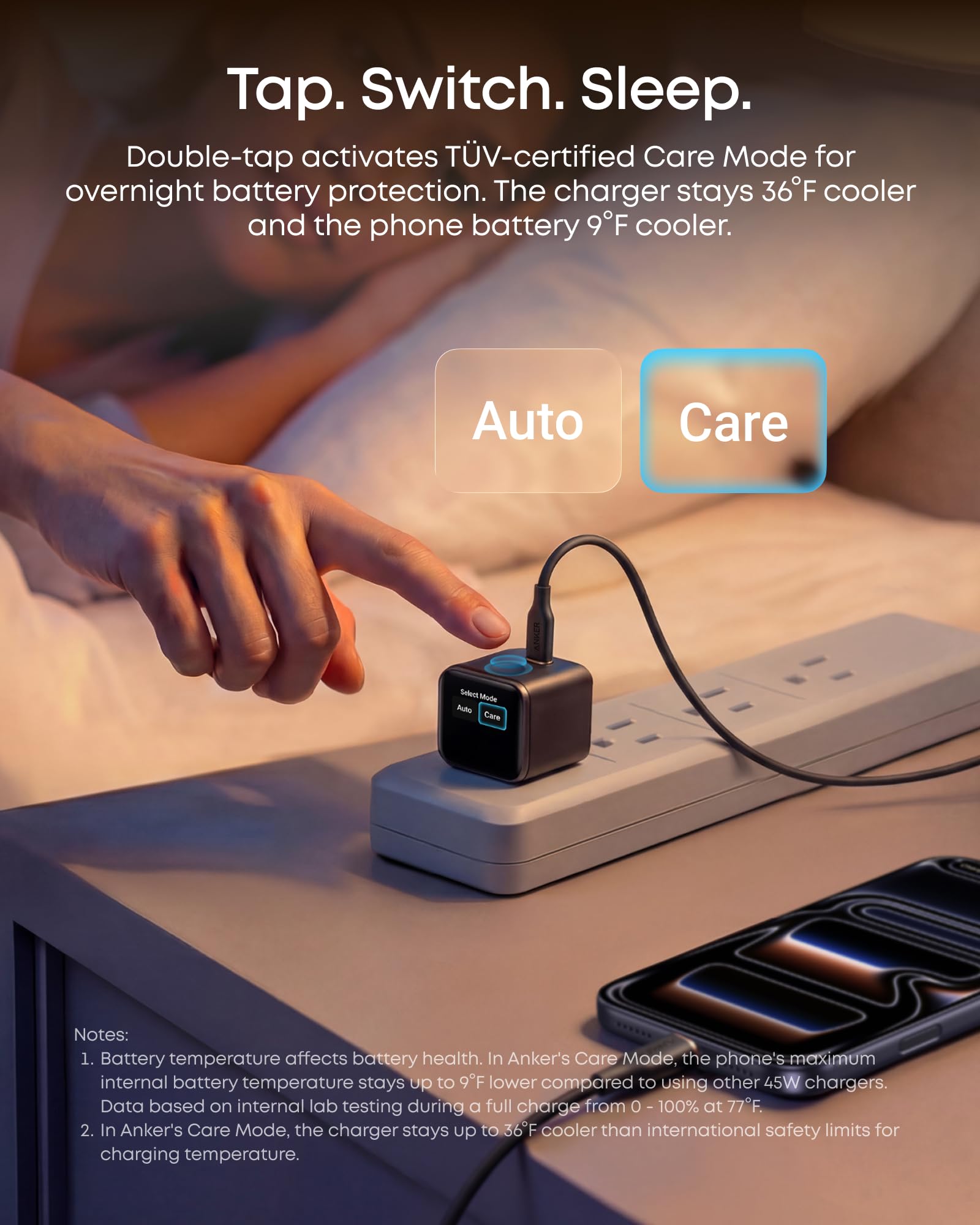 Introducing the Anker Smart Display Charger – where technology meets intuitive design. This isn't just a charger; it's your personal power companion.