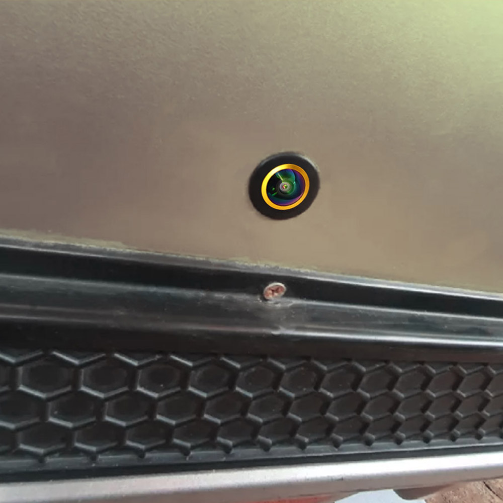 SMARTOUR 1080P AHD Car Reverse Camera, 1920*1080 HD CVBS CCD Night Vision Waterproof Punch Rear View Backup Camera for Vehicle