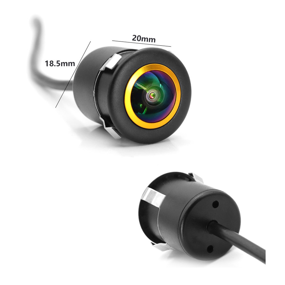 SMARTOUR 1080P AHD Car Reverse Camera, 1920*1080 HD CVBS CCD Night Vision Waterproof Punch Rear View Backup Camera for Vehicle